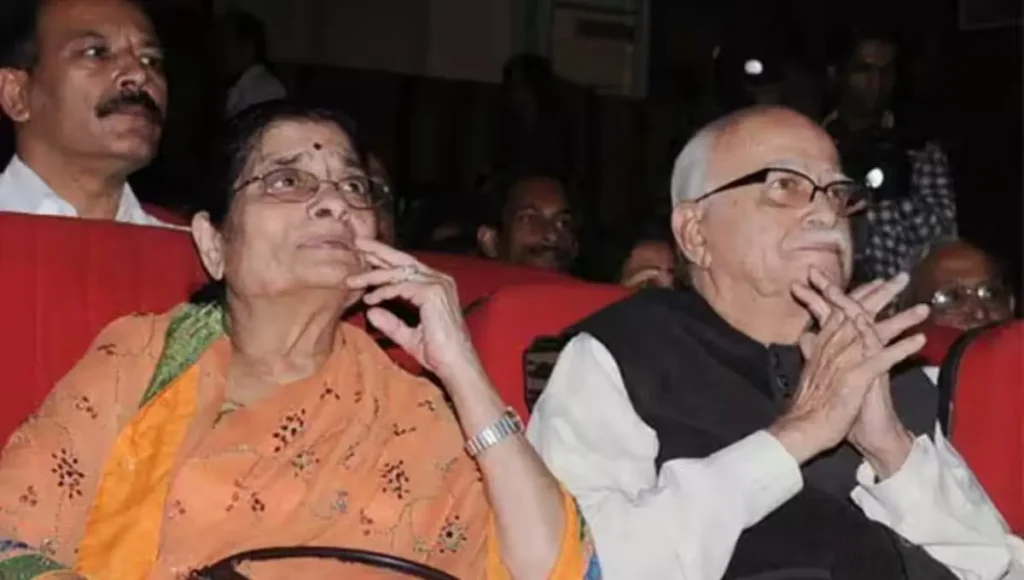 Lal Krishna Advani With Wife Kamla Advani